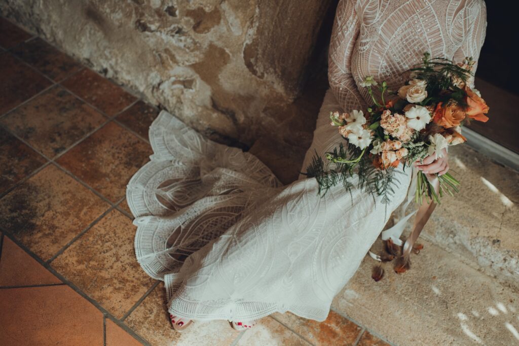 Dentelle et sequins