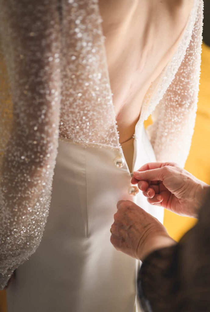 Robe de mariée sur mesure — Atelier Aurélie Mey Drôme