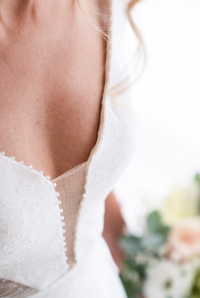 Robe de mariée sur mesure — Atelier Aurélie Mey Drôme