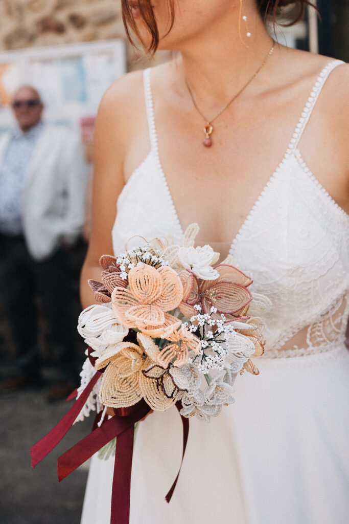 Robe de mariée sur mesure — Atelier Aurélie Mey Drôme