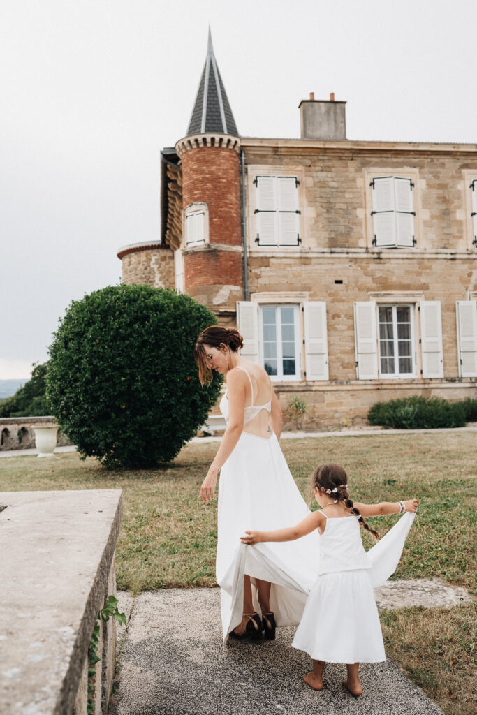 Robe de mariée sur mesure — Atelier Aurélie Mey Drôme